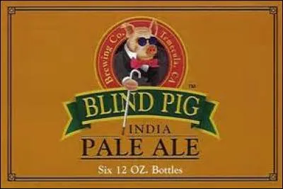Quel est le pays d'origine de la Blind Pig (cochon) ?