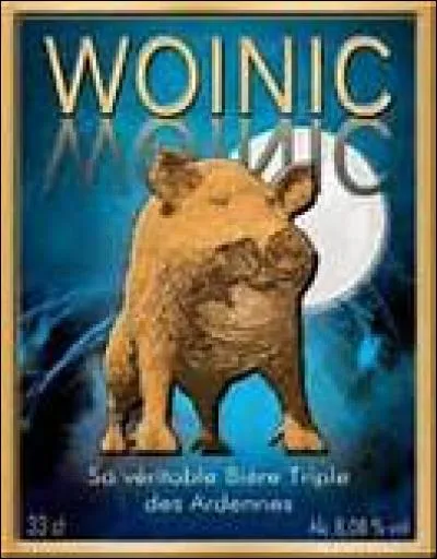 Quel est le pays d'origine de la Woinic (sanglier) ?