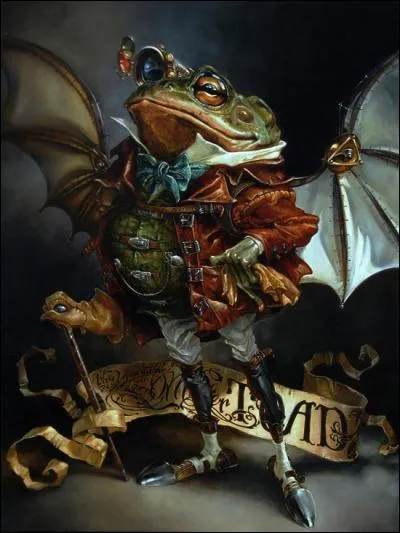 De quel Disney cette magnifique peinture à l'huile s'inspire-t-elle ?