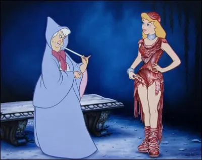 Quelle chanteuse a, comme Cendrillon, porté une robe faite de viande ?