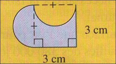 Quelle est l'aire de la surface coloriée en gris ?