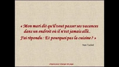 La réponse arrive dans un fumet !