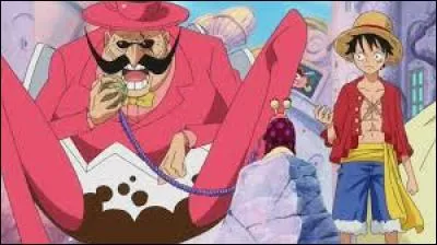 Sur quelle île Big Mom se trouve-t-elle lorsque Luffy lui parle à l'escargophone ?