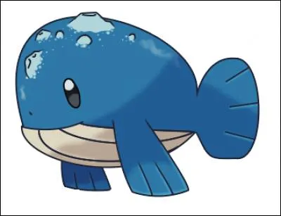 Quel Pokémon ressemble à une baleine ?