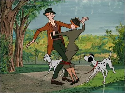 Dans cette scène des "101 Dalmatiens", que se passe-t-il ?