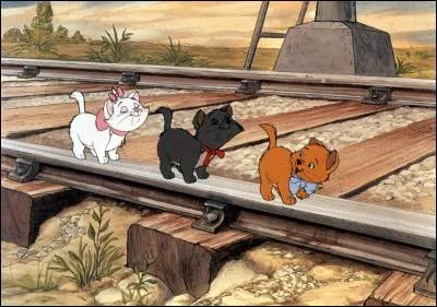 Dans cette scène des "Aristochats", que se passe-t-il ?