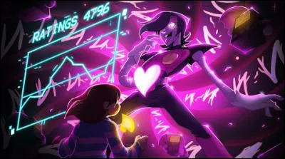Quelle est la forme de Mettaton sur cette image ?