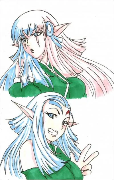 Avec qui s'est-elle battue pour devenir elfe élémentaire ?