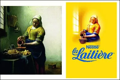 Qui a, en fait, peint "La Laitière" ?