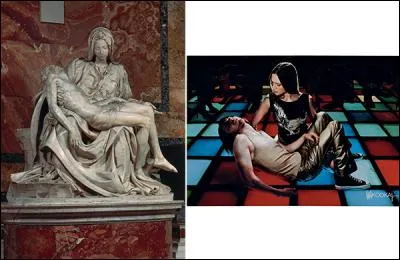 Quel est le nom de la sculpture de gauche ?