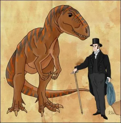 William Buckland (1784-1856) est, en 1824, le premier savant à attribuer un nom scientifique à un dinosaure. Il s'agit du :
