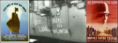 Le 16 juin 1942 : 
Laval rencontre Sauckel. Ce dernier est chargé de recruter de la main-d'uvre dans les pays occupés exige l'envoi immédiat, en Allemagne, de nombreux Français.
Combien d'hommes Sauckel voulait faire venir en aAllemagne et que proposait Laval à la place ?