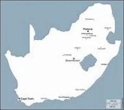 Que trouve-t-on au sud de l'Afrique du Sud ?