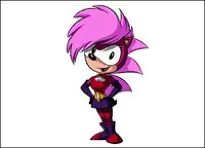 Elle apparaît uniquement dans "Sonic le Rebelle", elle est la sur de Sonic et princesse de Mobius Qui est-ce ?