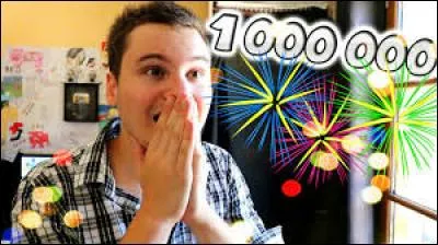 Quel jour a-t-il atteint 1 million d'abonnés ?