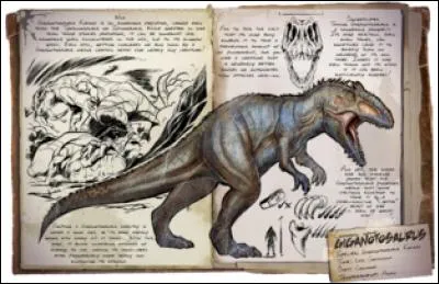 Comment s'appelle son Giganotausaurus sur Ark Survival Evolved ?