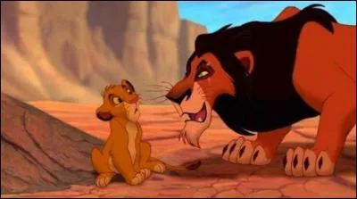 Que dit Scar &agrave; Simba?
