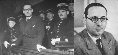 Le 13 mai 1943 : 
C'est l'arrestation d'un ministre du gouvernement de Vichy. Il sera jugé et condamné à mort et exécuté en 1944. De Gaulle aurait dit à ses avocats «  je [lui] garde mon estime »
Un ministre du gouvernement de Vichy va être exécuté !
Qui est-il ?
