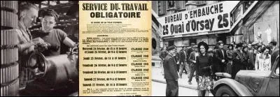 Le 16 février 1943 : 
Ce jour correspond à la création du STO (Service du Travail Obligatoire) qui envoya des centaines de milliers de jeunes travailler contre leur gré en Allemagne.
Mais quel est son nom d'origine ?