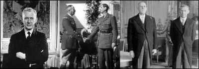 En Mars 1943 : 
C'est à cette date que ce futur ministre des Affaires étrangères (entre autres) décide d'abandonner Vichy et la collaboration pour se mettre « du bon côté ». Il sera partisan du général Giraud avant de rejoindre de Gaulle.
Qui est cet homme ?