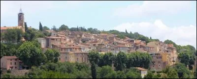 Village perché en plein milieu du massif de l'Estérel, c'est...