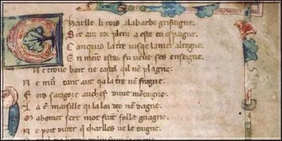 Ce long poème narratif est composé de "laisses". Ce sont :