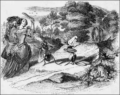 Si nous savons tous que la cigale quémande de la nourriture à la fourmi, il se trouve une fable dans laquelle cette dernière est associée à la -- et toutes deux argumentent sur leur valeur respective.