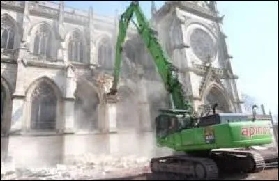 L'église a été détruite il y a 6 ans.