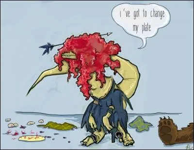 Quel animal repose près de Rebelle ?