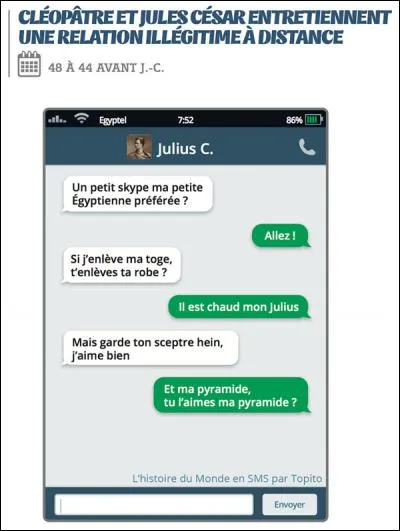 À qui César parle-t-il ?