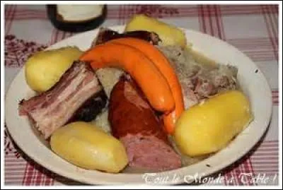 Petite pause alsacienne, le temps de manger une v&eacute;ritable...