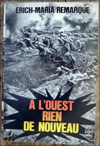 Laquelle de ces guerres est décrite dans le roman "A l'Ouest rien de nouveau" d'Erich Maria Remarque ?