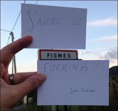 Que pense l'écrivain du fismes fucking ?
