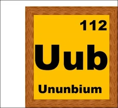 Quel est le nom actuel de l'Ununbium (Uub) ?