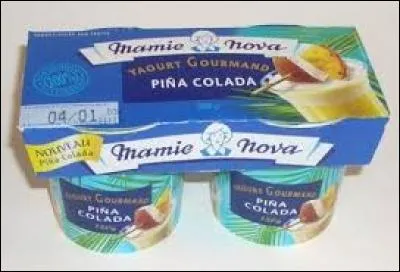 Goût piña colada - Encore un cocktail, quoi. On y trouve :