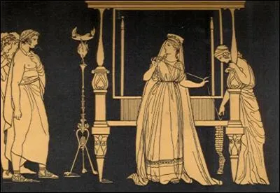 Elle reste fidèle à son époux durant les vingt ans de son absence, bien qu'elle soit courtisée par de nombreux prétendants. De qui s'agit-il ?