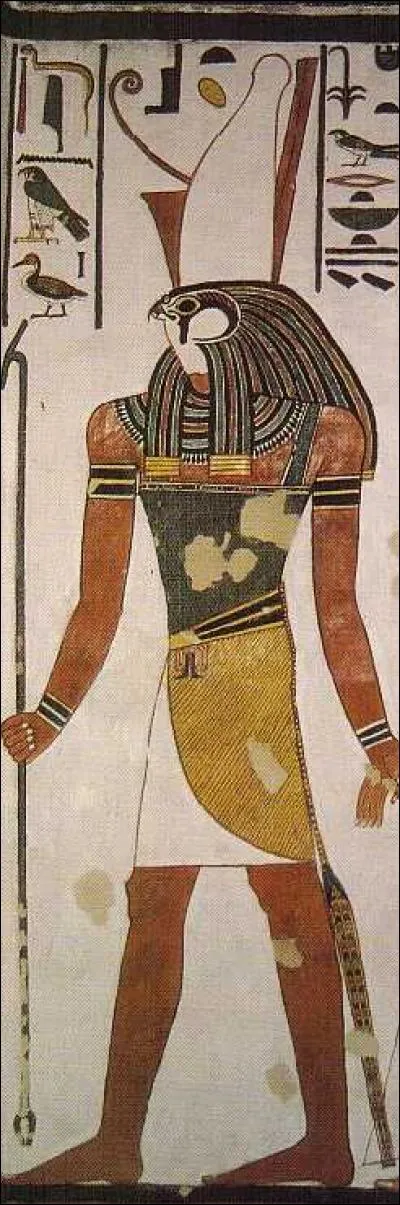 Je suis le fils de la déesse de la fertilité et du dieu des morts. Je venge la mort de mon père en affrontant mon oncle mais y perds mon il, que je retrouve grâce à Thot. Je suis le garant de l'ordre, du bien et de l'harmonie. Les pharaons se considèrent comme mon incarnation. Qui suis-je ?