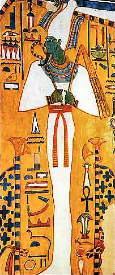 Mon père est le dieu de la terre et ma mère la déesse du ciel. Je suis assassiné par mon frère mais ramené à la vie par mes surs. Je suis le dieu de la renaissance et de la végétation. Juge suprême des âmes, je règne sur le monde de l'au-delà. Qui suis-je ?