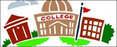 En français, le collège, c'est :