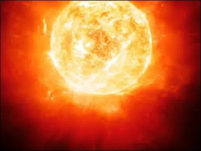 Si la super géante rouge Bételgeuse se trouvait à la place de notre soleil, de quelle planète engloutirait-elle presque l'orbite ?