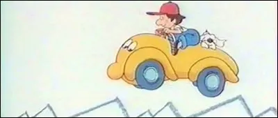 Cette gentille voiture jaune est accompagnée dans ses aventures par Ken, un petit garçon, et Monsieur, un petit chien blanc. 
Elle se nomme :