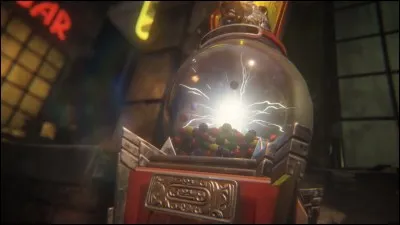Combien de temps s'écoule entre le moment où la machine à gobblegum commence à mélanger jusqu'à ce que le gobblegum sort de la machine ?