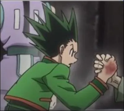 Quel ennemi de la Brigade fantôme Gon affronte-t-il au bras de fer ?