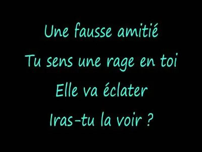 Tu apprends que ton amie t'a trahie, comment réagis-tu ?