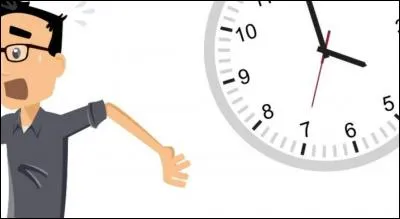 Un élève arrive en retard...