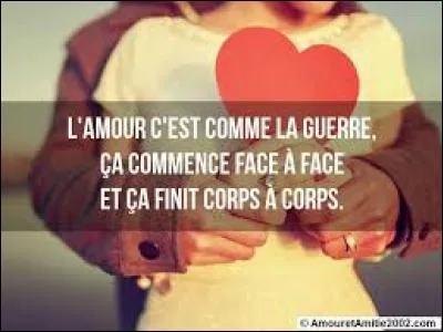 Où n'avez-vous pas le droit de faire l'amour ?