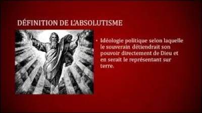 En signe d'absolutisme, qui prononça : « L'État, c'est moi ! » ?