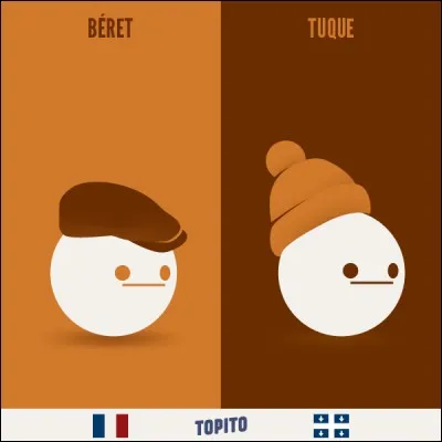 Béret ou Tuque (bonnet). Choisis