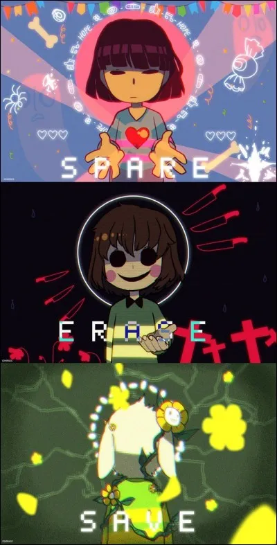 Es-tu plutôt "Erase", "Reset" ou "Continue" ?