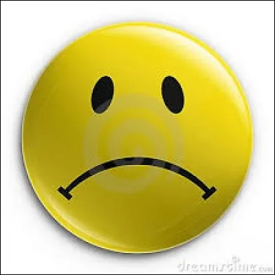 Cette personne n'a pas le moral.